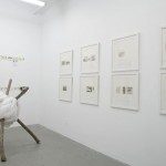 Exhibition view, Russell Maycember, Christina Pettersson, and Brian Wondergem, site95 at Launch F18, April 7 - 28, 2012