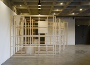 Exhibition view, Trombly Rodriguez: The Fabric of a Space