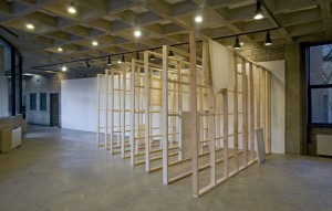 Exhibition view, Trombly Rodriguez: The Fabric of a Space