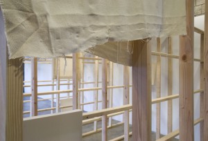 Exhibition view, Trombly Rodriguez: The Fabric of a Space