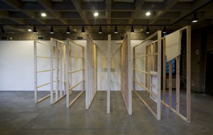 Exhibition view, Trombly Rodriguez: The Fabric of a Space