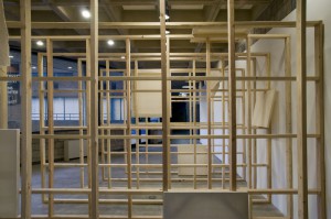 Exhibition view, Trombly Rodriguez: The Fabric of a Space